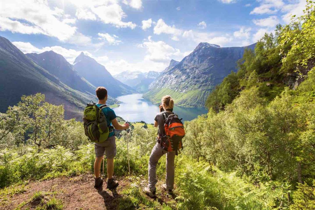 vacances à la montagne en été